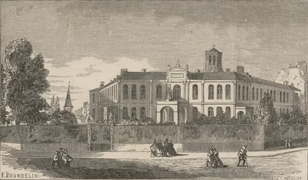 gravure ancienne fondation Eugène napoleon