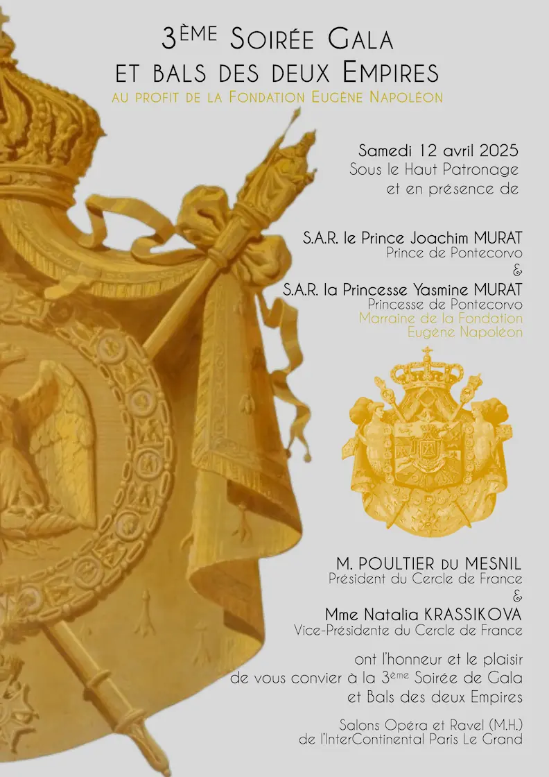 gala des deux empires au profit de la fondation Eugène napoleon