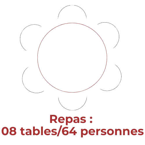 capacité accueil du salon de l'impératrice pour organiser vos événements à la fondation Eugène napoléon