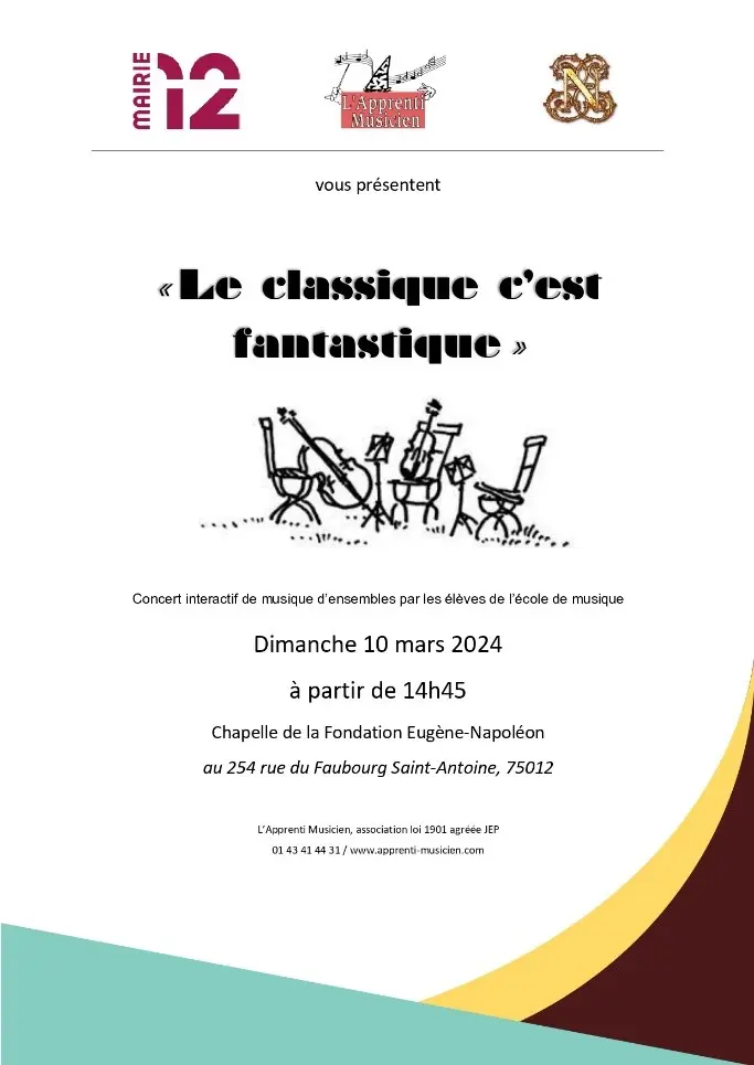 Le Classique c'est Fantastique concept FONDATION NAPOLEON EUGENE