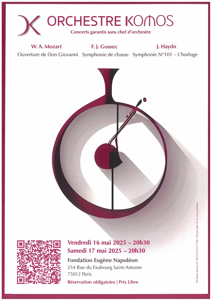 concert affiche orchestre KOMOS