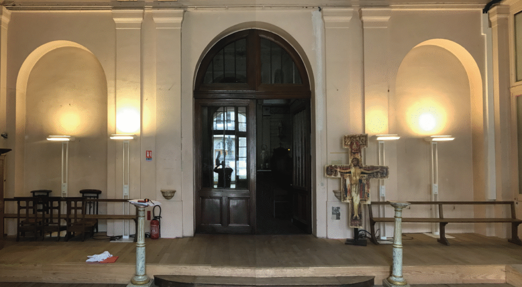 travaux narthex chapelle